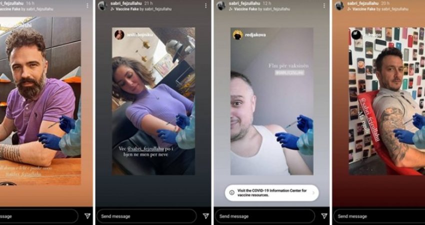 Në mungesë të vaksinave, qytetari nga Prishtina krijon filterin në Instagram 