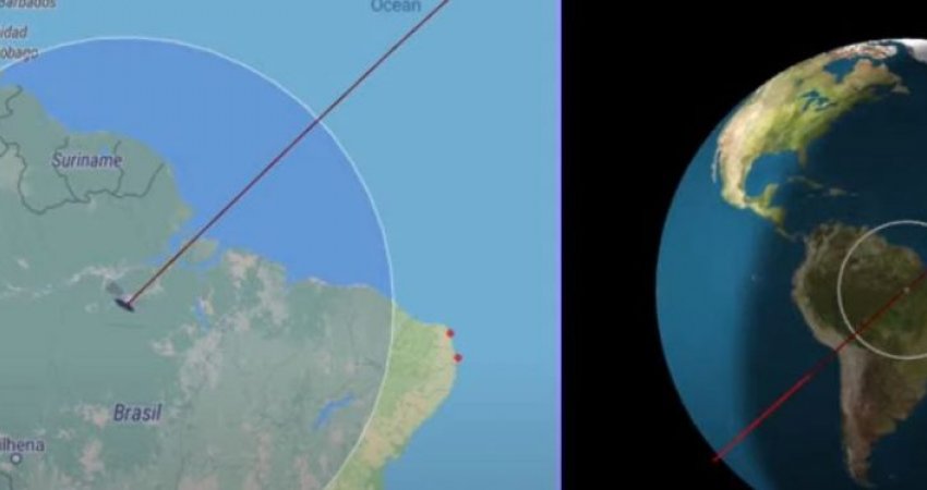 Raketa kineze jashtë kontrollit po i afrohet Tokës, a do të bjerë në Kosovë apo Shqipëri? (Video) 