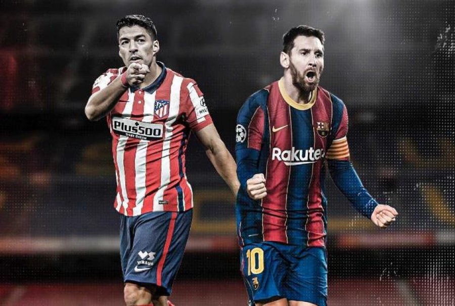 Formacionet zyrtare/ Barcelona - Atletico Madrid, Messi përballë Suarez