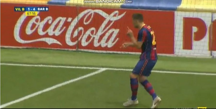VIDEO/ Nuk ndalet Rei Manaj, shënon gol vendimtar në fitoren e Barcelona B