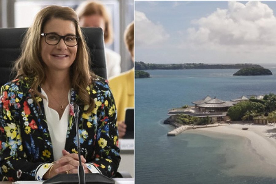Pas lajmeve të divorcit, Melinda Gates 'arratiset' në ishullin lukzos 