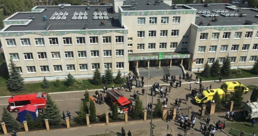 Të shtëna me armë zjarro në një shkollë në Rusi: Fëmijë dhe mësues të vrarë në Kazan