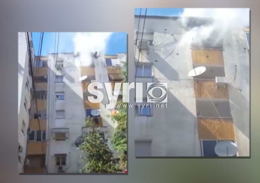 Zjarr në apartamentin në qendër të Tiranës, asfiksohet e moshuara