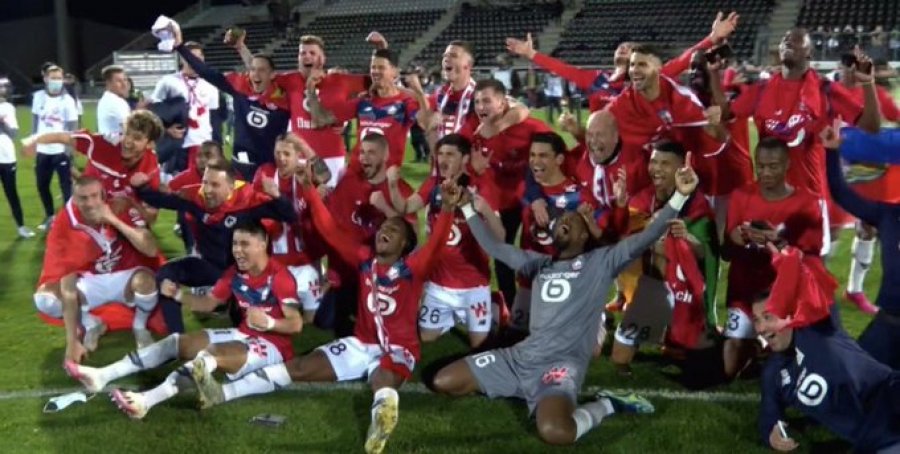 Lille zbret PSG-në nga froni, fiton titullin e 4-t në histori të Ligue 1