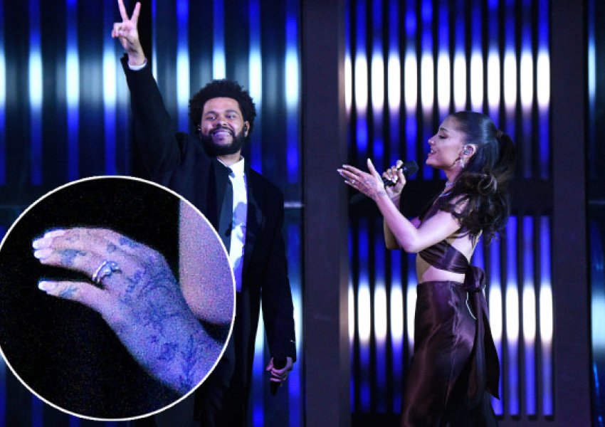 Ariana Grande tregon unazën e martesës në iHeartRadio Music Awards