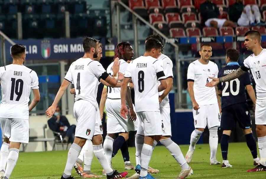 Përgatitjet në prag të Europianit, Italia fiton me goleadë ndaj San Marinos