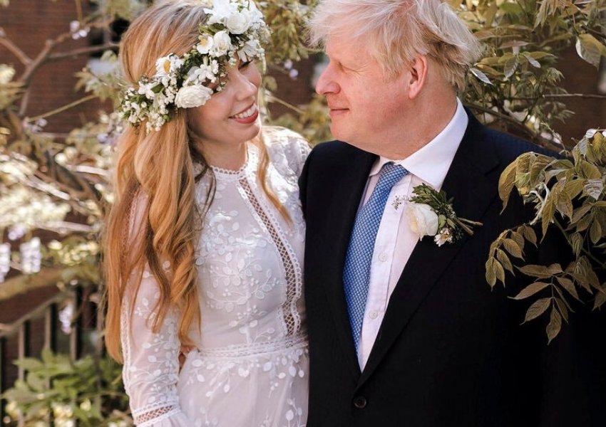 Publikohen momentet e para nga dasma sekrete e Boris Johnson me Symonds 