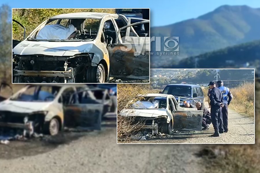 VIDEO/ Gjendet makina e djegur, u përdor në atentatin ndaj ish-policit...