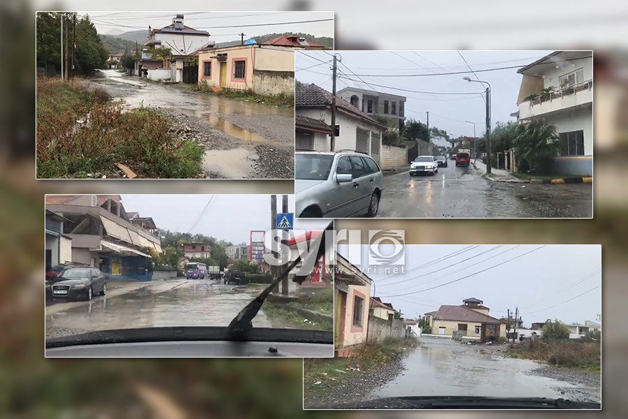 VIDEO/ Shiu përmbyt disa lagje të Elbasanit, në NSHU vërshojnë ujërat e zeza