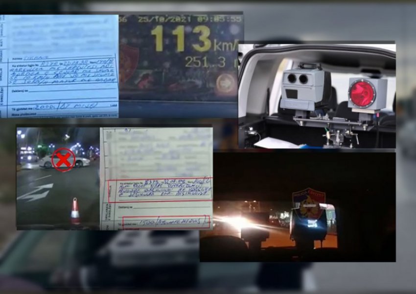 Çmenduri/ ‘64 të arrestuar dhe mijëra gjoba’, makina inteligjente ndëshkon rreth 2 mijë shoferë në 1 javë