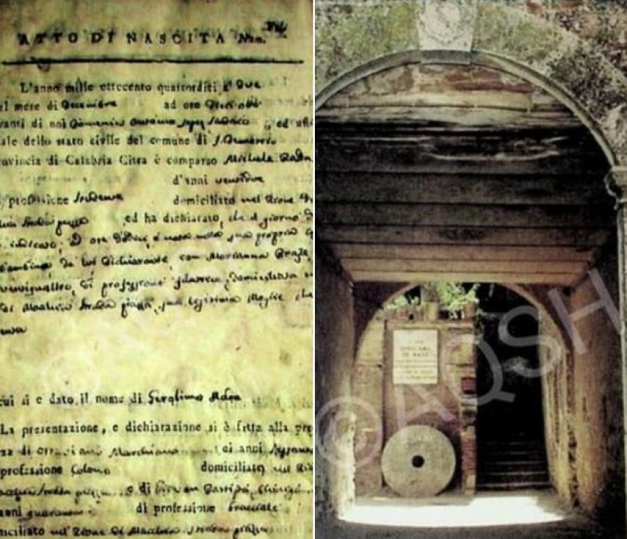 Më 19 nëntor 1814 në Kalabri u lind rilindasi Jeronim de Rada
