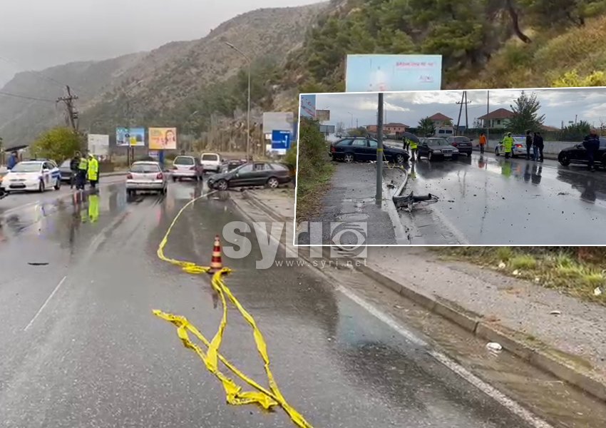 VIDEO/ Misteri  i Benz-it të aksidentuar në Shëngjin, policia po kërkon shoferin…