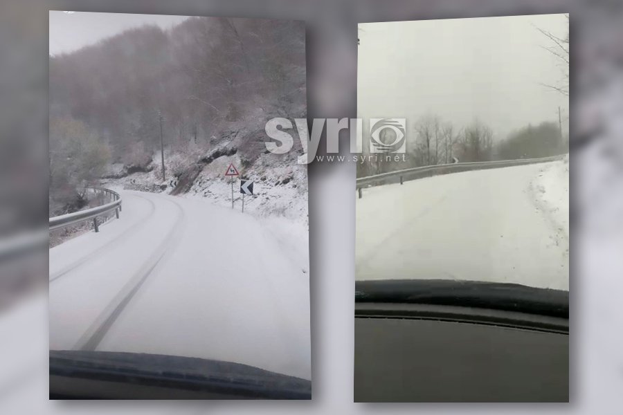 VIDEO/ Dëborë e dendur në Dardhë të Korçës, nisin punë borëpastrueset