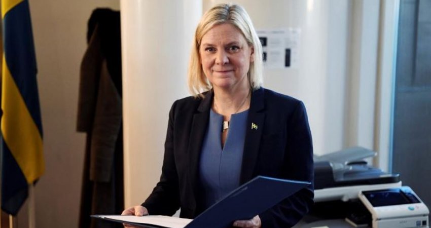 Dha dorëheqje shtatë orë pasi u zgjodh kryeministrja e parë femër e Suedisë, Magdalena Andersson zgjidhet sërish