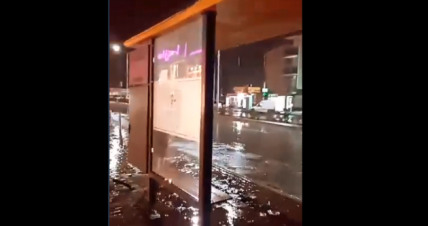 Një shi ra dhe në Prishtinë nisën problemet e zakonshme