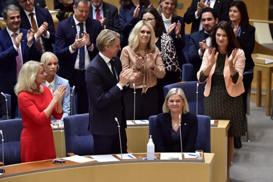Në më pak se shtatë ditë, Magdalena Anderson rizgjidhet kryeministre e suedisë