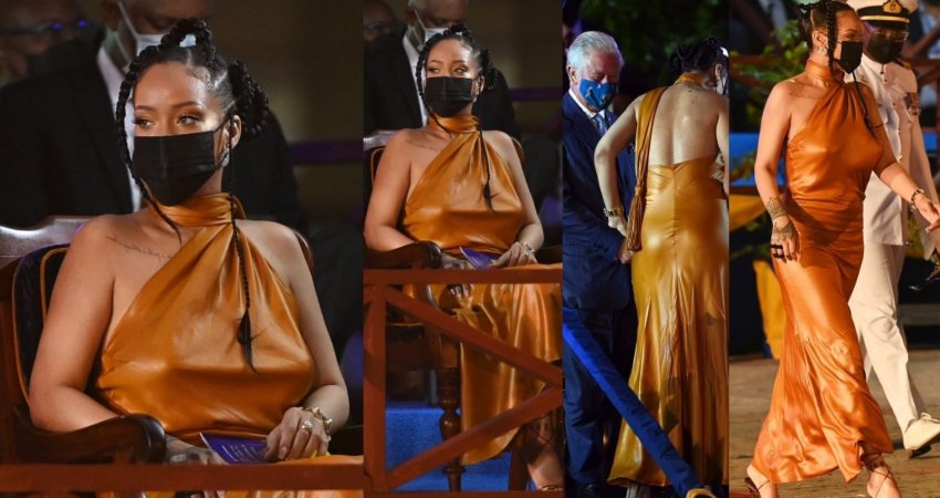 Rihanna merr vëmendje në ceremoninë e betimit të presidentit të parë të Barbados