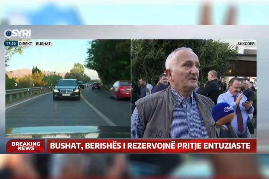 VIDEO/ Shkodrani në pritje të Berishës: Basha është i mbaruar, të heqim Ramën