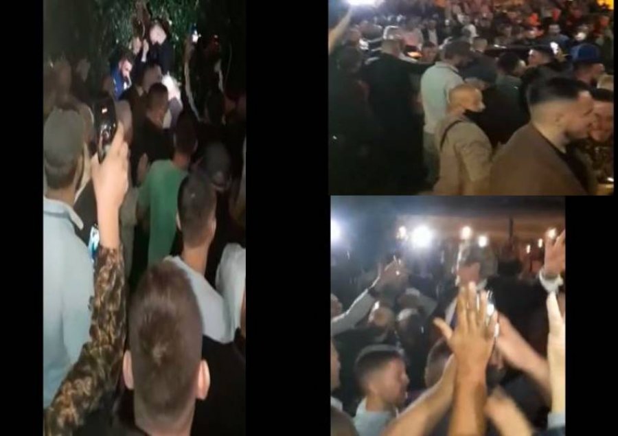 VIDEO/ Foltorja e Shkodrës, qindra demokratë shoqërojnë Berishën pas takimit