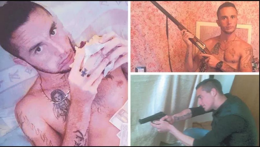 FOTO/ Tatuazhe dhe para/ Jeta luksoze e killerit shqiptar në Itali