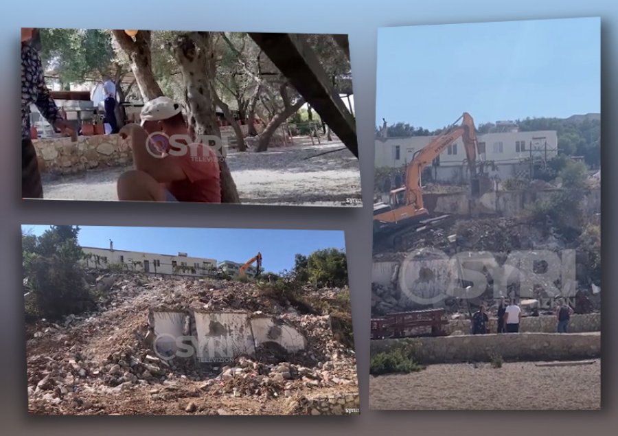 VIDEO nga SYRI TV/ Shembjet në Jalë, banorët tensione me inspektorët: Banesat po na i shemb Rama
