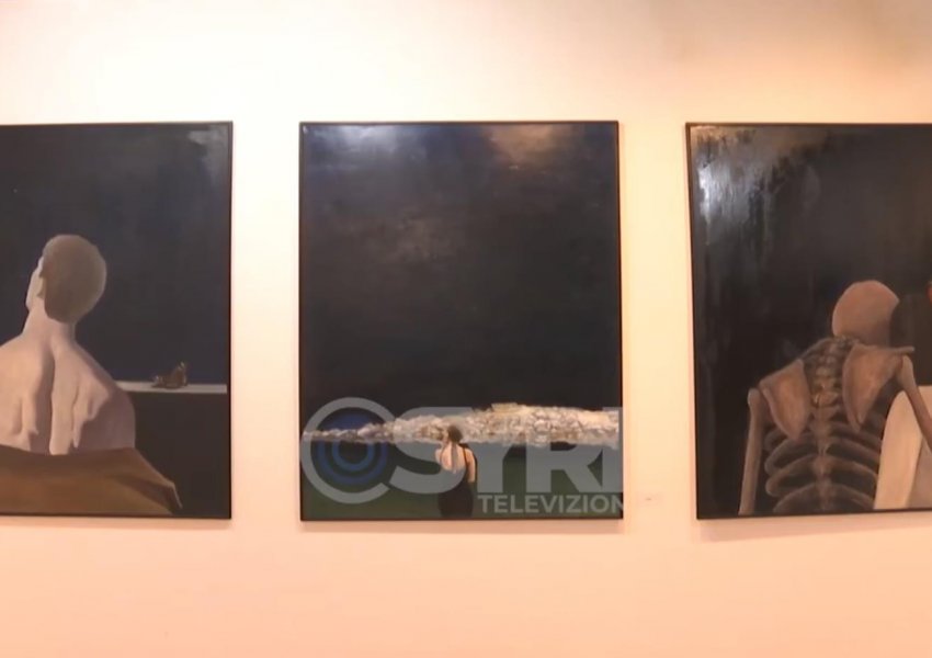 VIDEO/ Çelet ekspozita 'Tuesday Blues' e Idlir Dikut, piktorit që shpërfaq ndjeshmëritë e thella