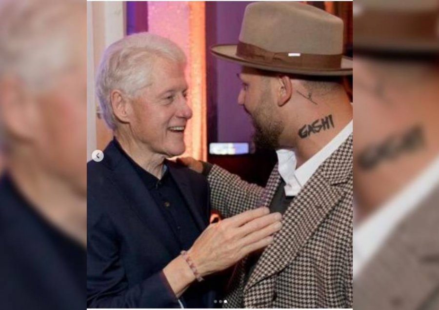 Reperi shqiptar me famë botërore takohet me Bill Klinton