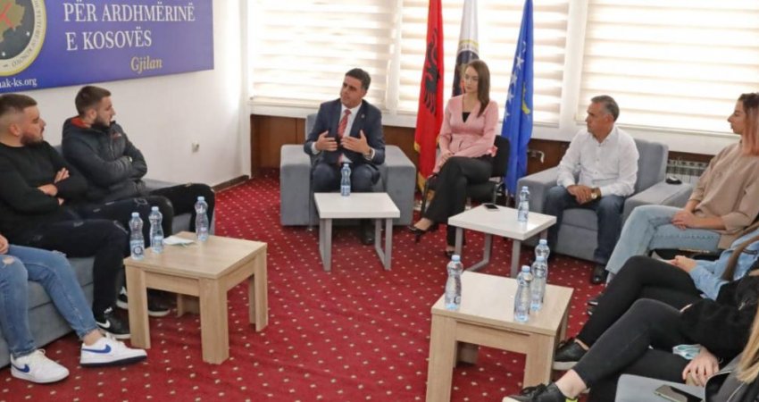 Gagica: Mbështetja e të rinjëve të Gjilanit po rritet çdo ditë