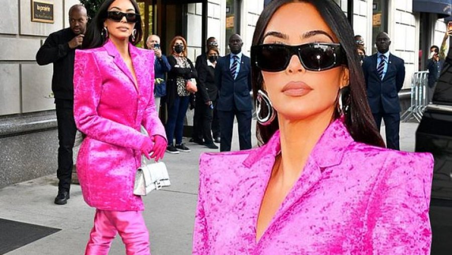 Kim Kardashian mer vëmendjen e paparacëve, shfaqet ndryshe nga herët e tjera
