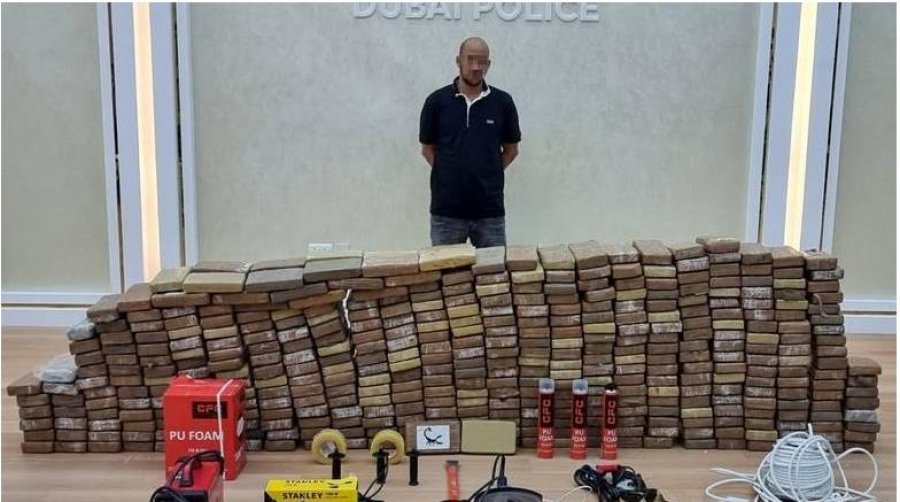 Kapen mbi 500 kg kokainë me vlerë mbi 100 milionë euro në Dubai