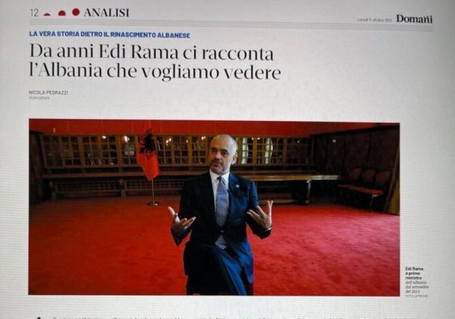 Media italiane shuplakë Ramës: Prej vitesh na tregon vetëm Shqipërinë që do ai, asgjë më pak autokratike se Turqia e Erdogan