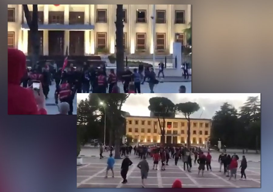 VIDEO/ Tensionohet situata para sfidës me Poloninë, plas sherri mes tifozëve shqiptarë dhe atyre polak  