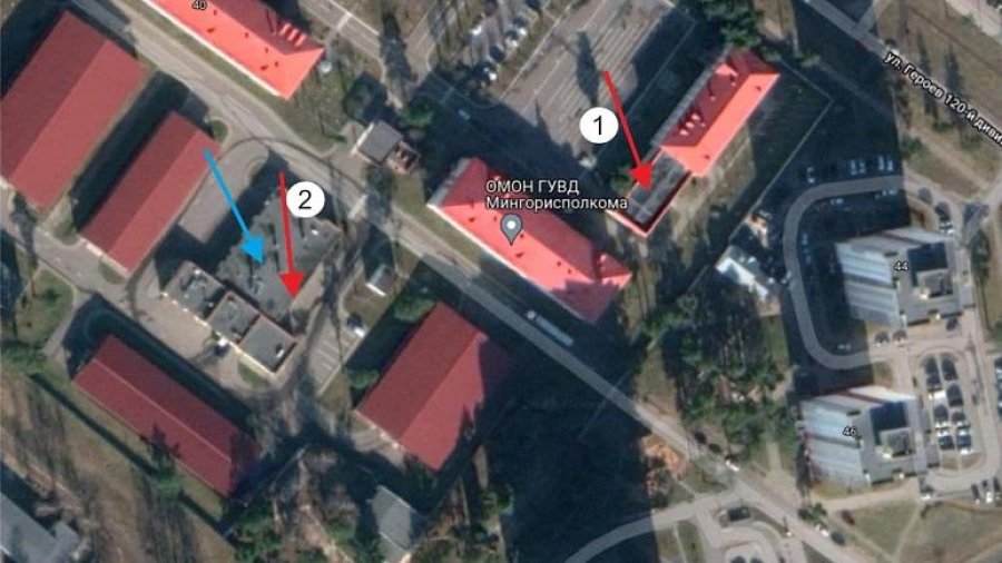 H-Aktivistët bjellorusë sulmojnë me dron, bazën e policisë në Minsk
