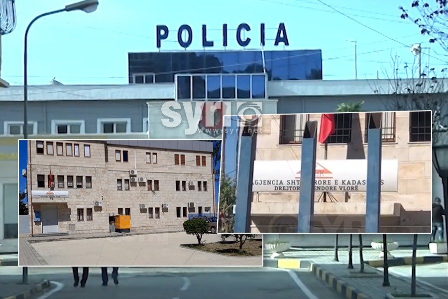 VIDEO/ Dërgohen me pranga në gjykatë, zyrtarët që grabitën dokumentet në Kadastrën e Vlorës