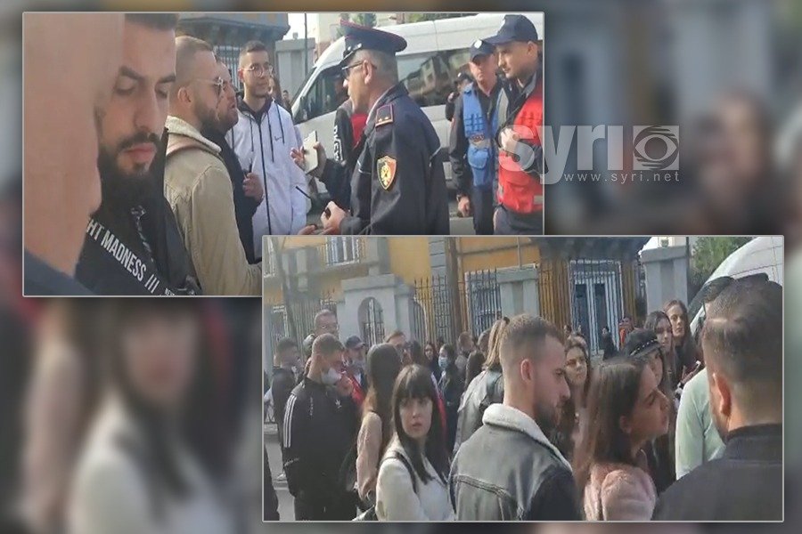 VIDEO/ Studentët zhvendosen në protestë te Ministria e Arsimit