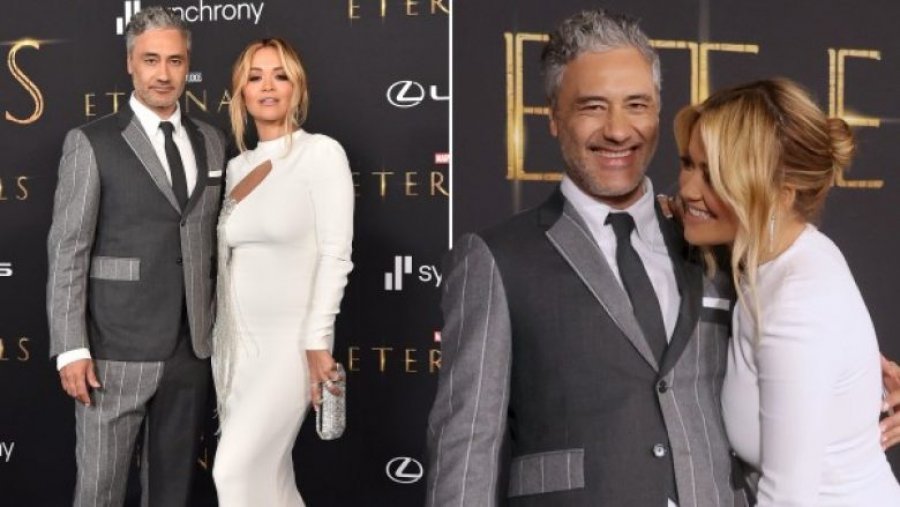 Rita Ora dhe partneri i saj Taika Waititi shkëlqejnë në premierën e 'Eternals'