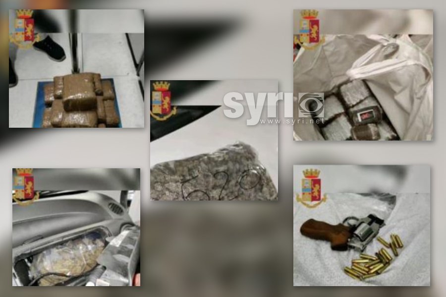 FOTO/ Kapen me 20 kg kokainë e marijuanë, njëri nga shqiptarët tenton arratisjen