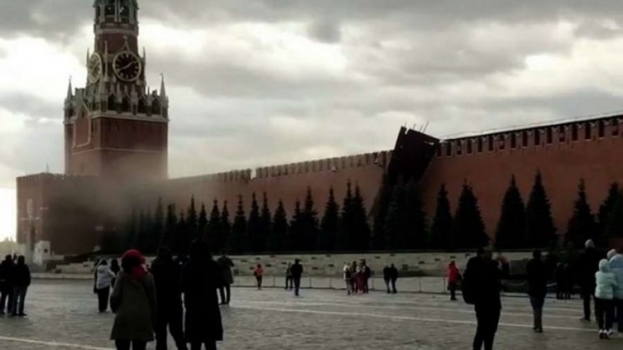 VIDEO/ Stuhi e fuqishme në Rusi, shihni si shembet një pjesë e rezidencës së Putin