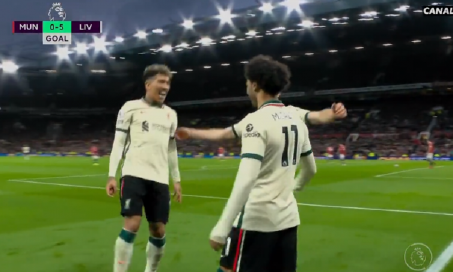 VIDEO/ Liverpool zhbën United, Salah shënon golin e pestë