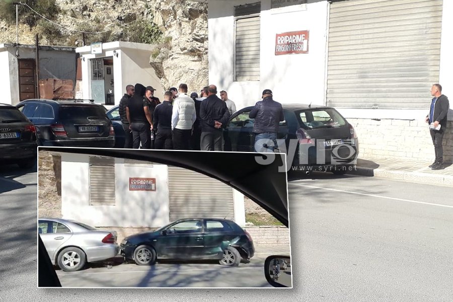 VIDEO/ Përplasen 4 makina në Berat