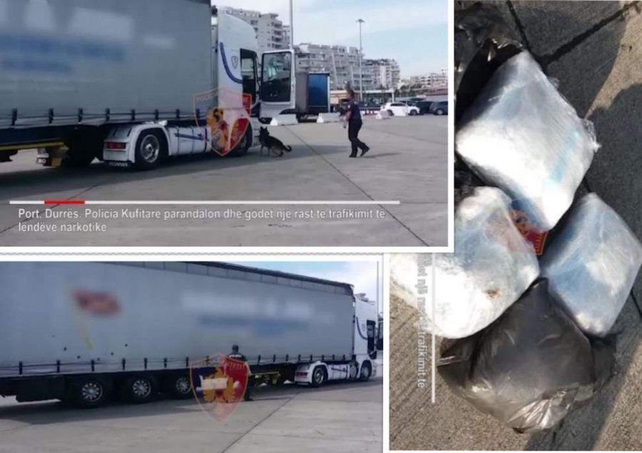 Sekuestrohet drogë në Portin e Durrësit, po nisej me kamion drejt Italisë  