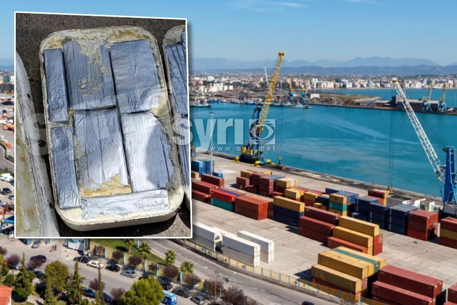 EMRAT/ Kapen 45.5 kilogramë heroinë në portin e Durrësit, dy të arrestuar