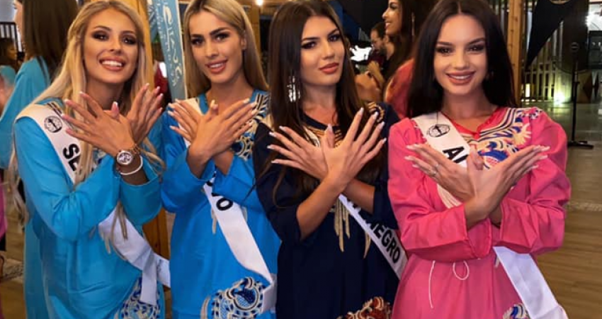 Miss Serbia tërhiqet nga konkursi i bukurisë pas fotos me simbolin e shqiponjës