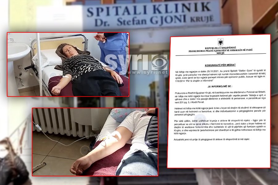 VIDEO-SYRI TV/ 500 qytetarë të helmuar në Krujë: Spitali u mbyll derën gazetarëve, nisin hetimet