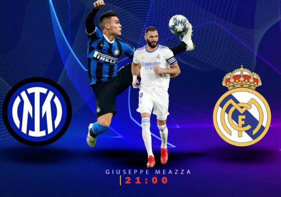 Champions/ Inter - Real Madrid, formacionet e mundshme