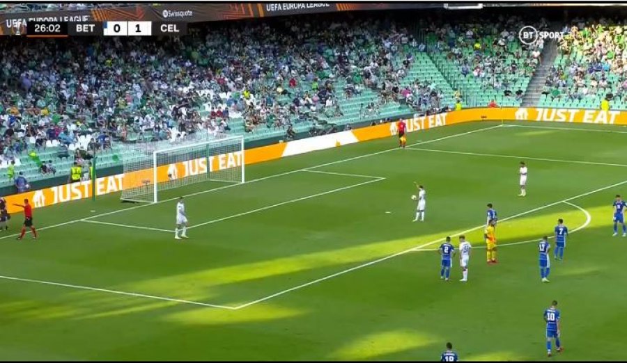 VIDEO/ Gol shqiptar në Europa League, Ajeti i shënon Betisit