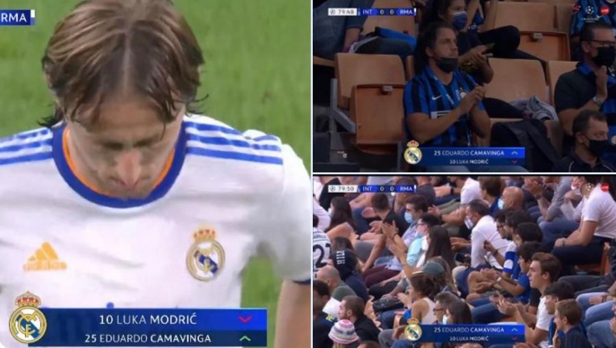 VIDEO/ Tifozët e Interit përshëndetën Modriç me duartrokitje, mesfushori i falënderon për ‘momentin special’