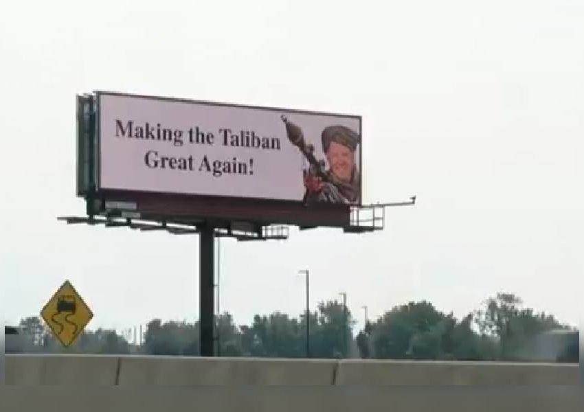 Amerikanët tallen me Biden/ E veshin si taleban me sloganin ‘Making Taliban Great Again’