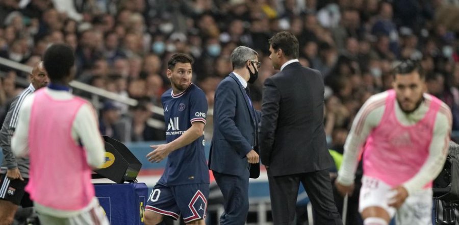 PSG kërcënon Pochettinon pas zëvendësimit të Messit