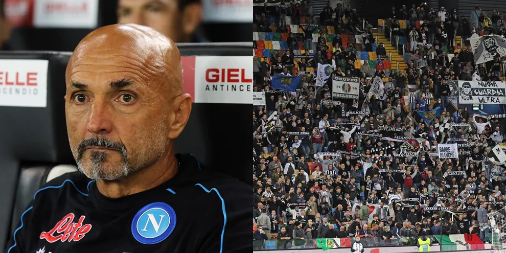 Tifozët e Udineses fyejnë Spallettin, ekipi i Napolit i jep një përgjigje shembullore